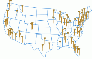 Map of Official Clubs
